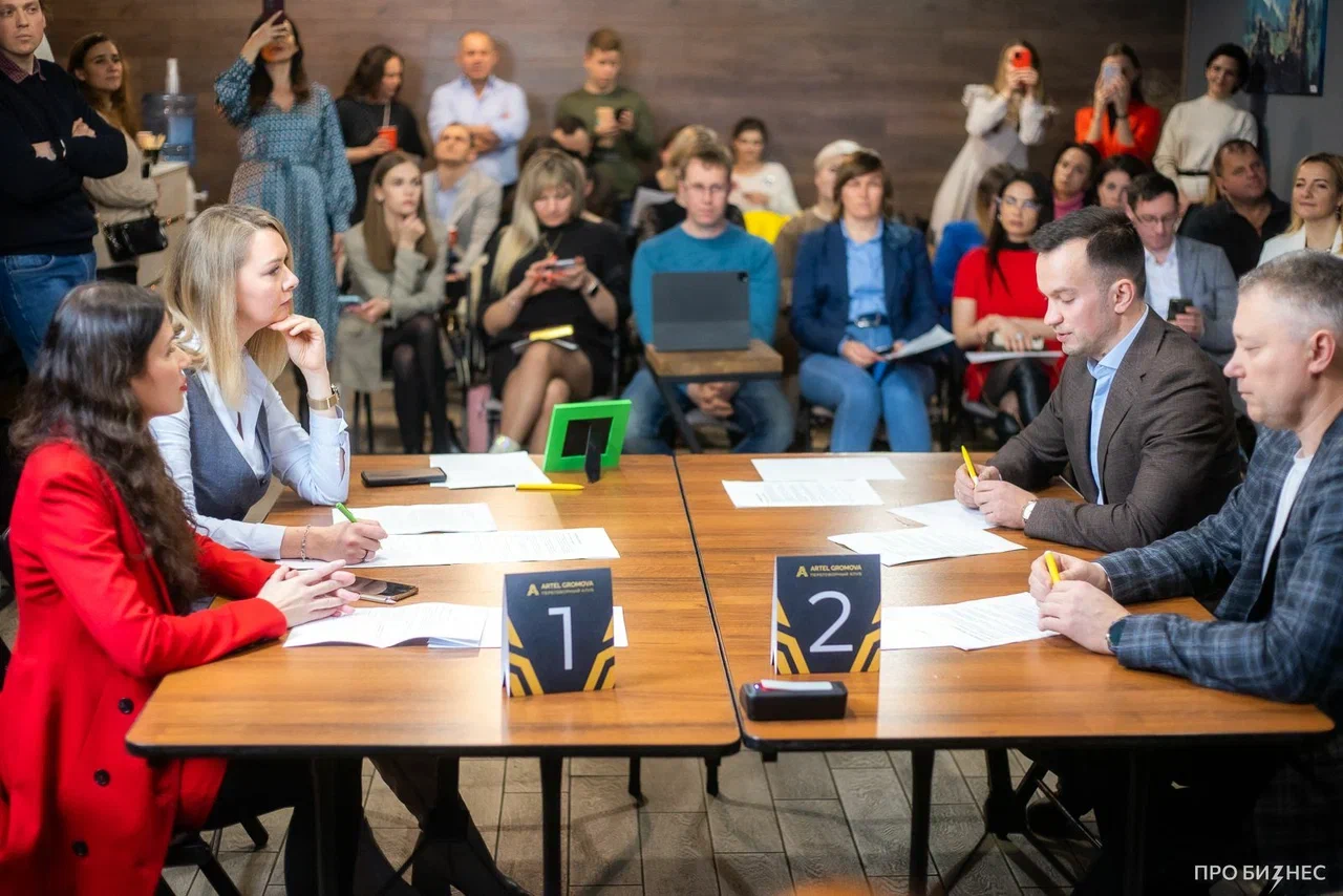 Переговорные поединки бизнес клубов. RED ROSES vs Про бизнес